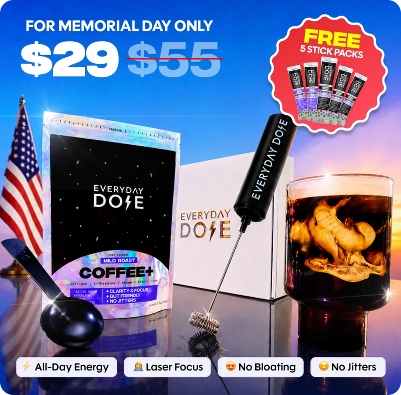 Coffee+ Mild Roast Starter Kit (30 Servings) - Classic Active Fit Pack
